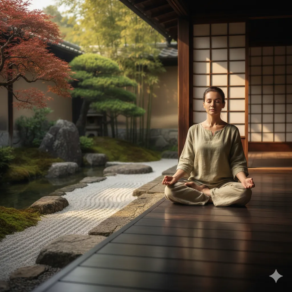 Abstract graphic of organised meal components in a circular layout